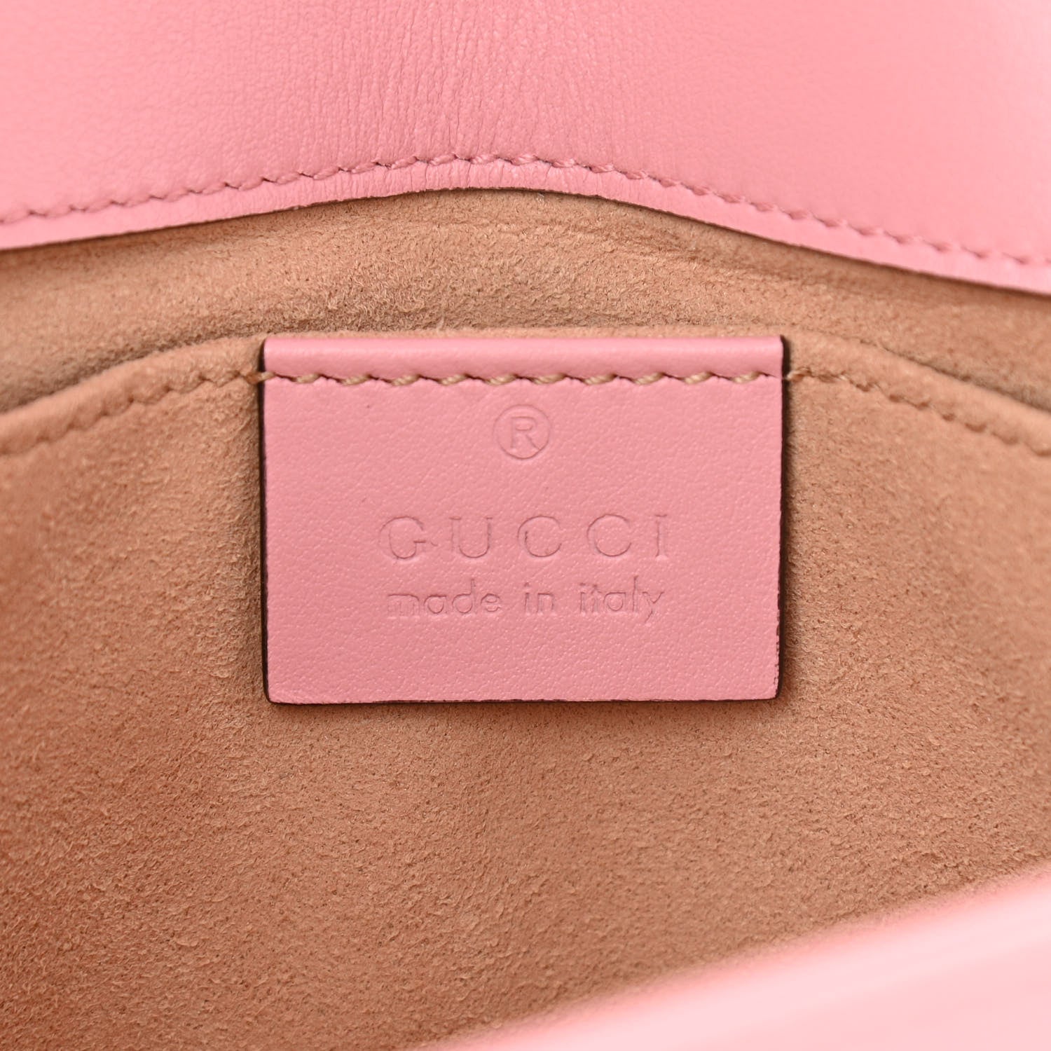 Gucci Calfskin Matelasse Mini GG Marmont Shoulder Bag Wild Rose 6 of 10