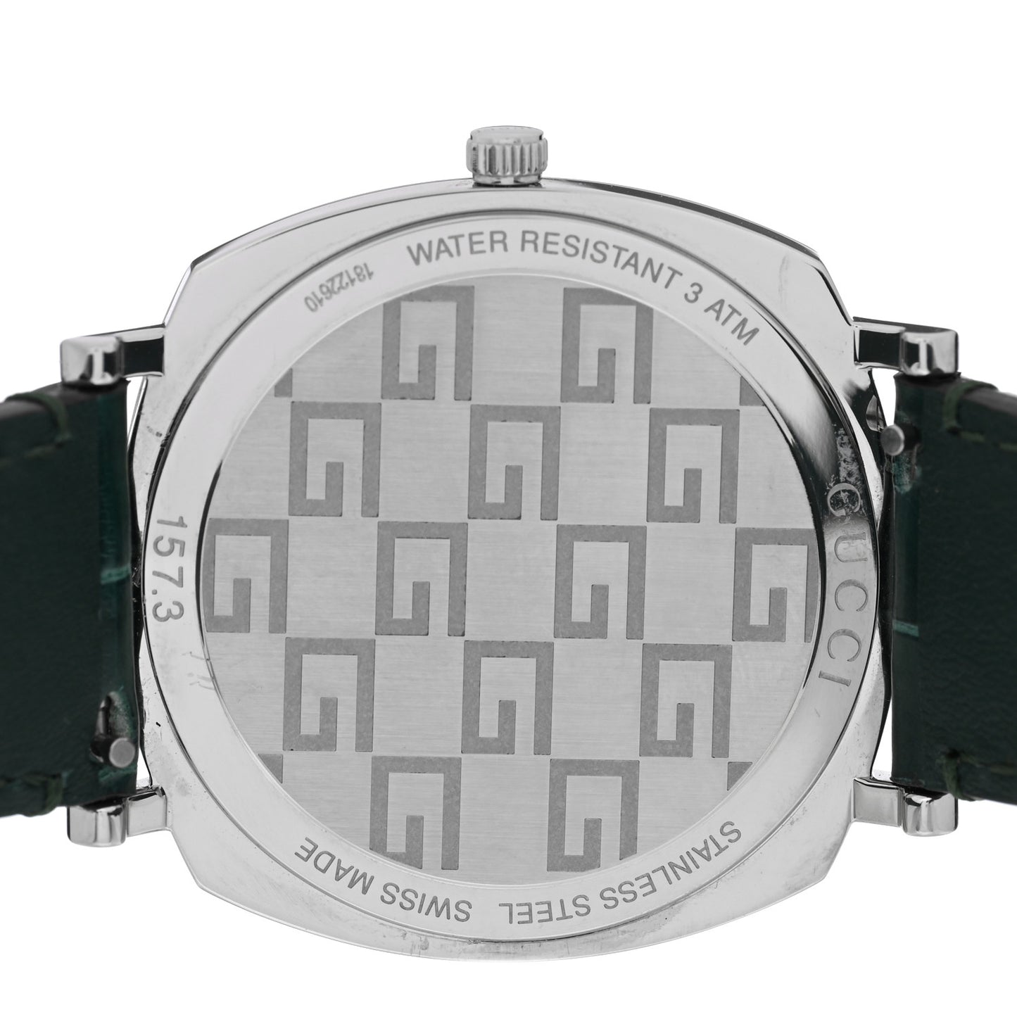 Stainless Steel Alligator 38mm Grip Quartz Watch Green