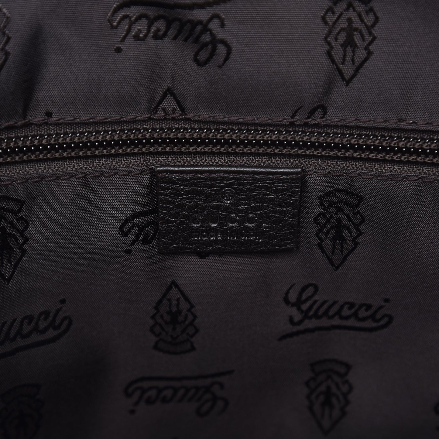 Guccissima Medium Flap Messenger Bag Black
