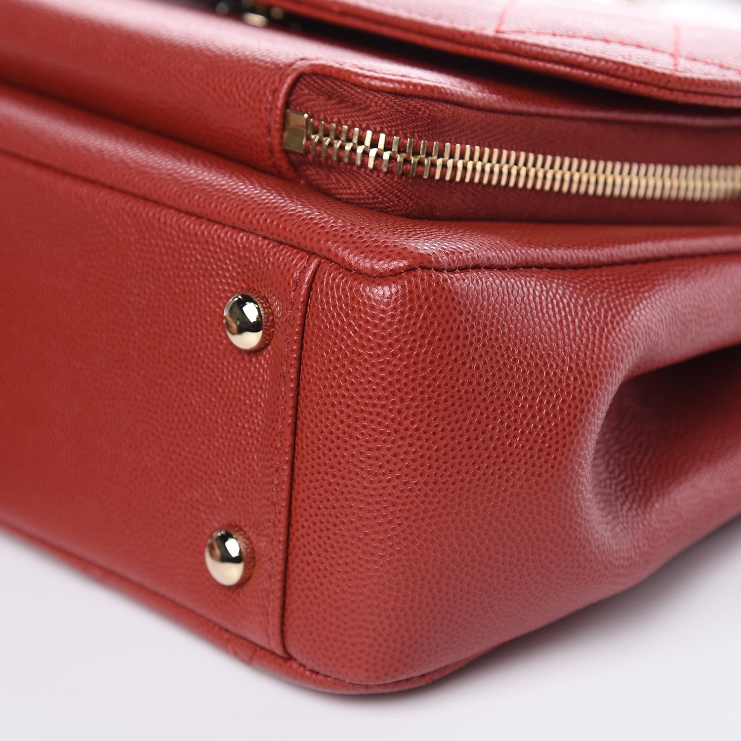 Chanel Caviar Quilted Medium Business Affinity Flap Red 9 of 9