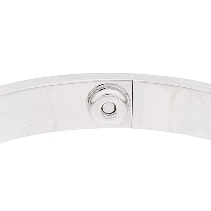 Cartier 18K White Gold 4 Diamond LOVE Bracelet 16 8 of 9