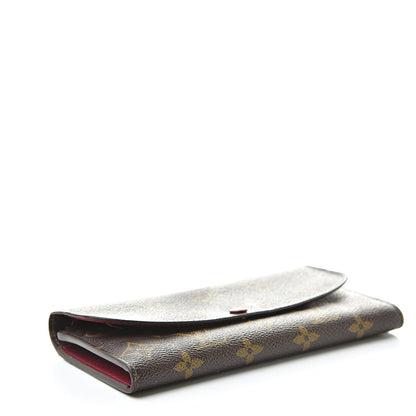 Louis Vuitton Monogram Emilie Wallet Fuchsia 4 of 14