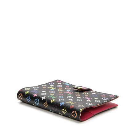 Louis Vuitton Monogram Multicolor Small Ring Agenda Cover Black Grenade 4 of 6