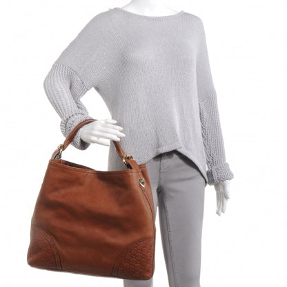 Gucci Leather Guccissima Signoria Hobo Brown 2 of 7