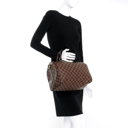 Louis Vuitton Damier Ebene Speedy Bandouliere 30 3 of 8