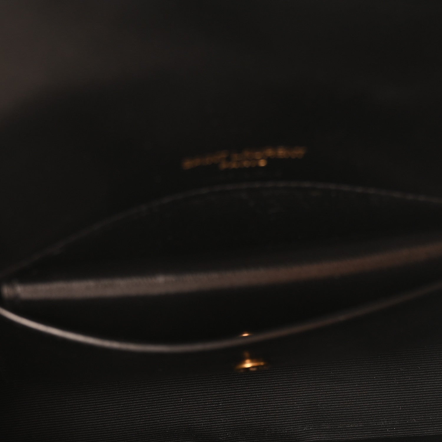 Saint Laurent Lambskin Chevron Quilted Mini Loulou Black 5 of 10