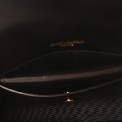 Saint Laurent Lambskin Chevron Quilted Mini Loulou Black 5 of 10