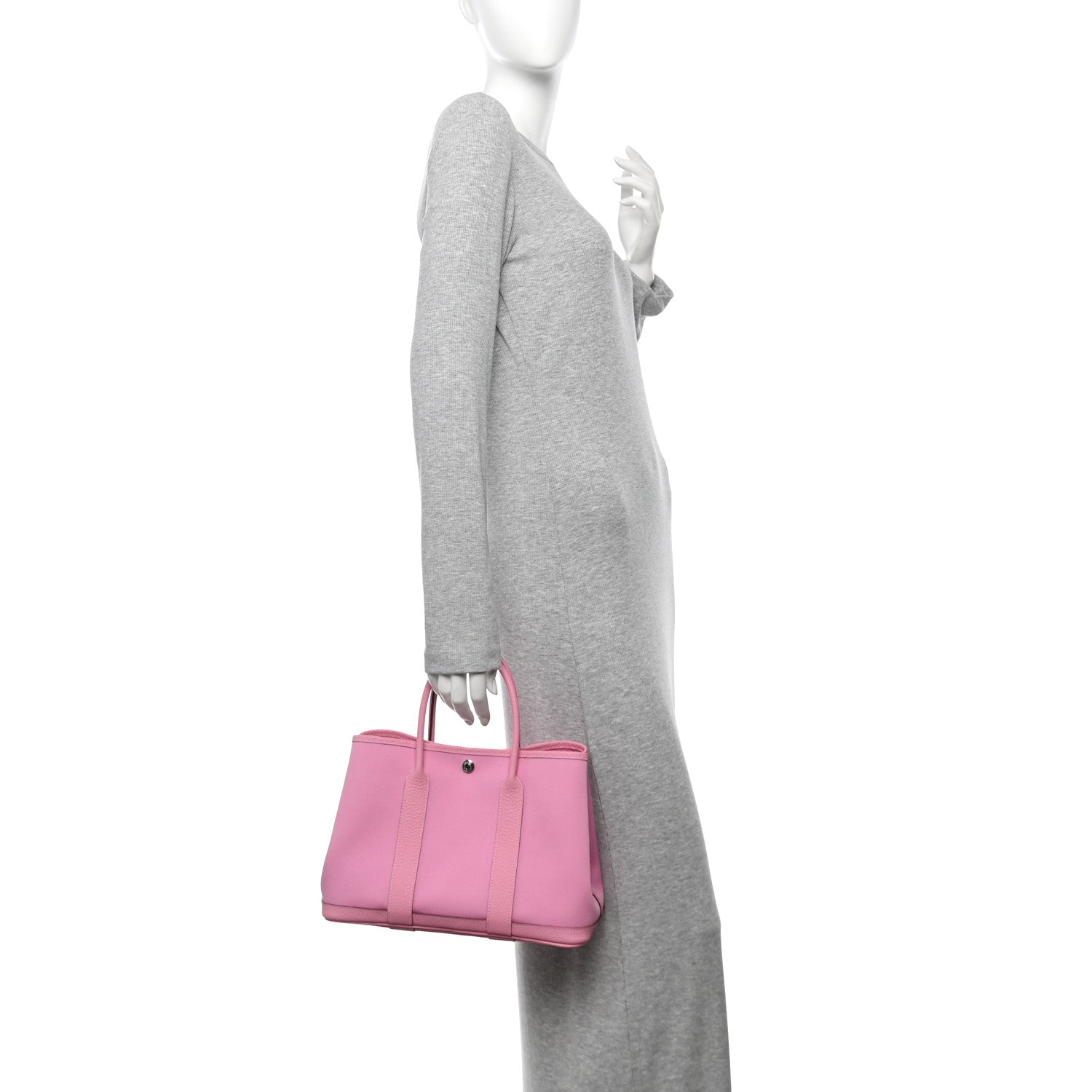Hermes Toile Officier Vache Country Garden Party 30 TPM Pink 2 of 11