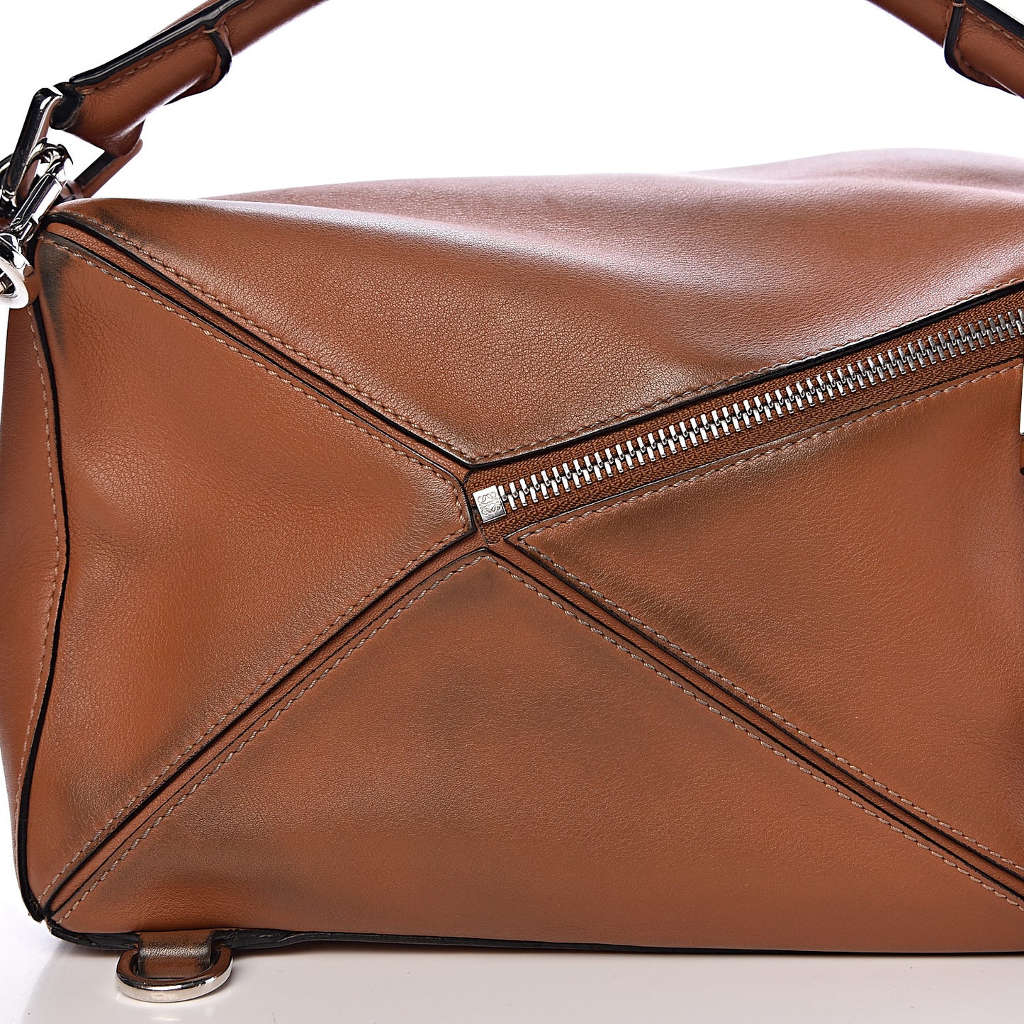 Calfskin Small Puzzle Bag Tan