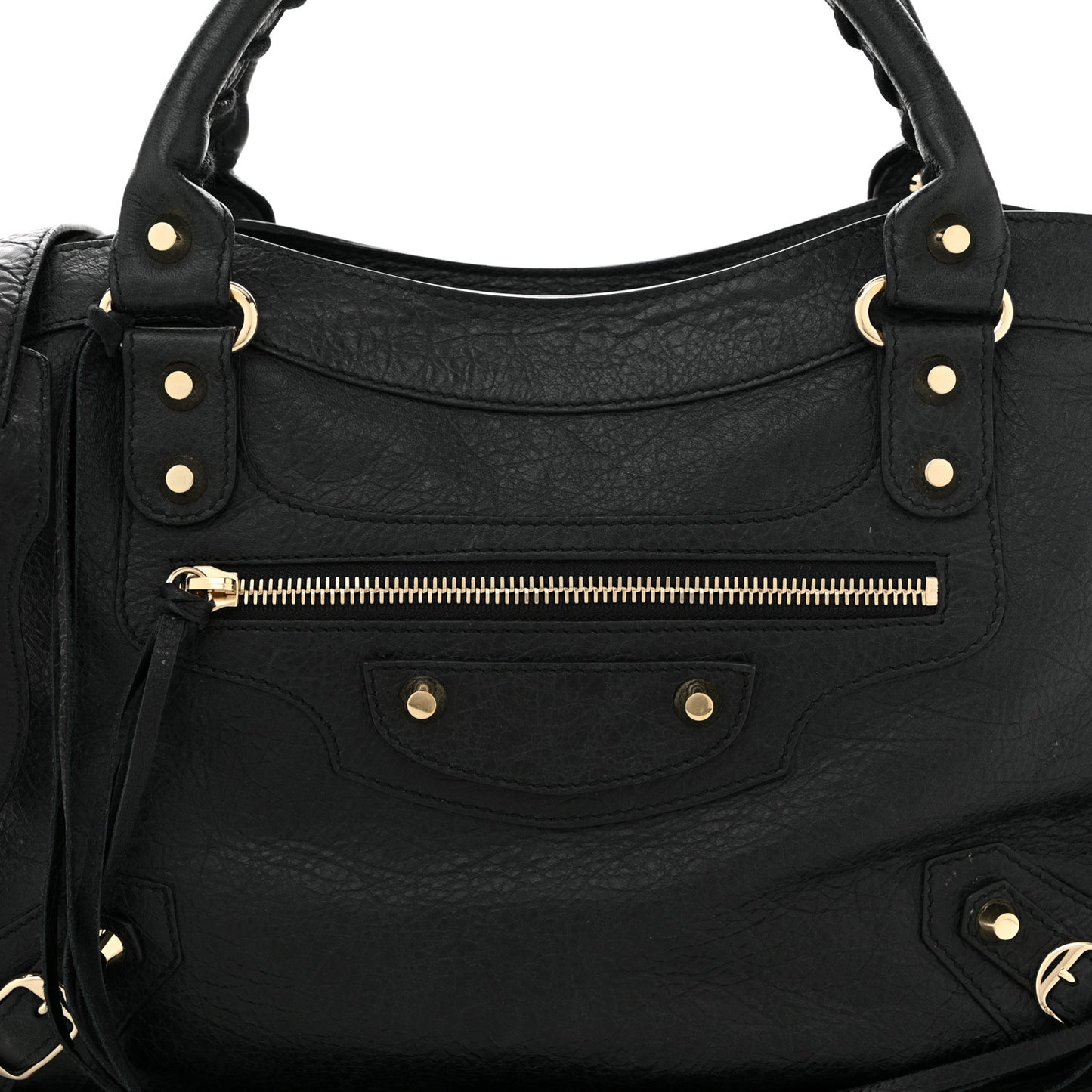 Agneau Classic Gold Hardware Town Black