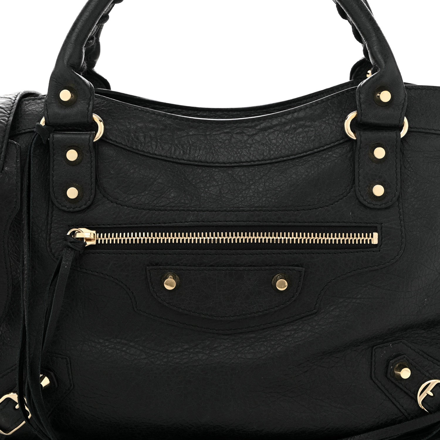 Balenciaga Agneau Classic Gold Hardware Town Black 8 of 10