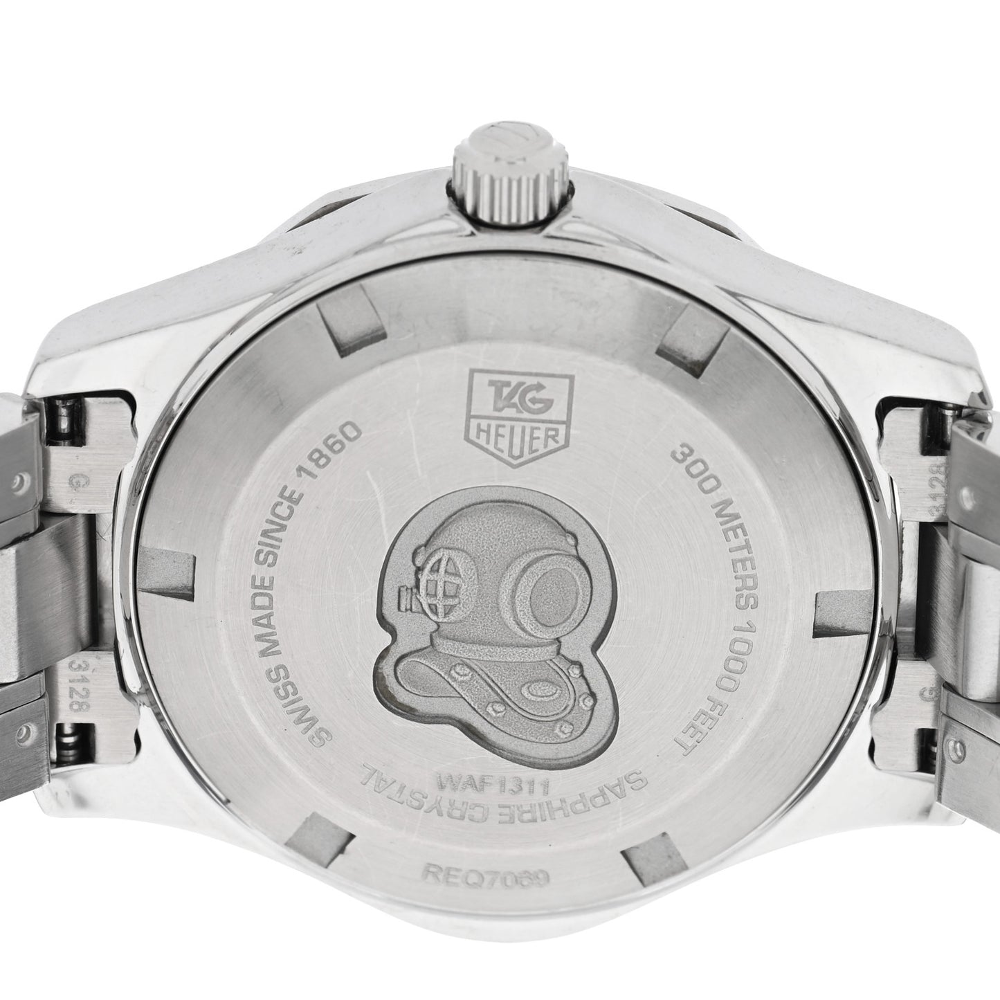 Stainless Steel Mother of Pearl 32mm Aquaracer Lady Quartz Watch WAF1311