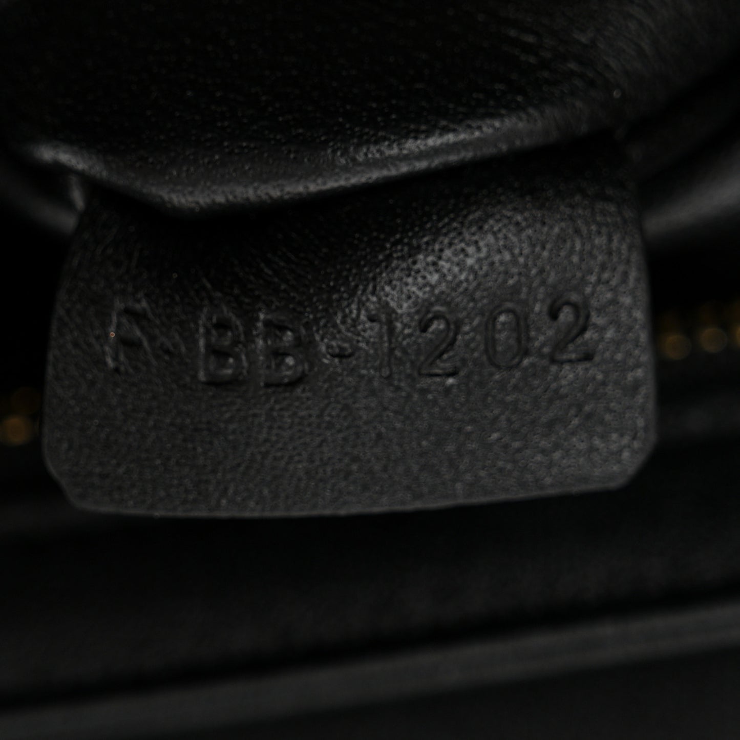 Shiny Calfskin Small Triomphe Black