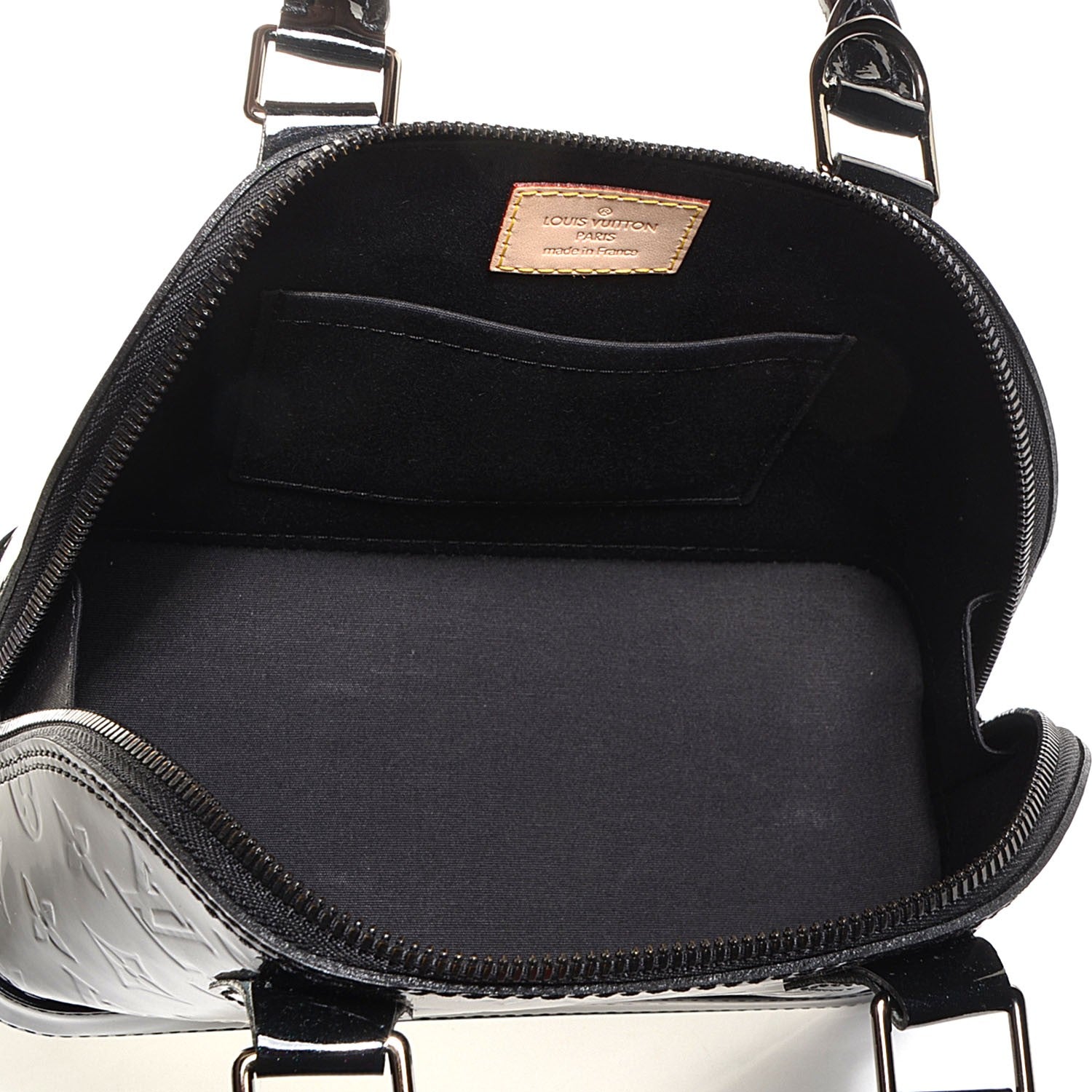 Louis Vuitton Vernis Alma BB Noir Magnetique 6 of 8