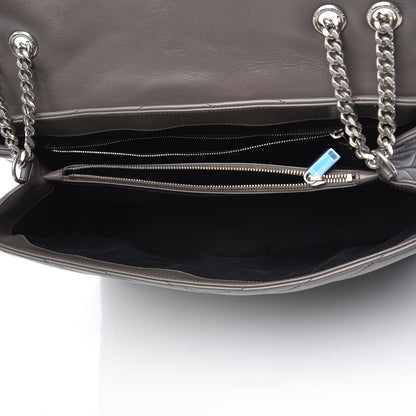 Saint Laurent Calfskin Y Quilted Monogram Large Loulou Chain Satchel Earth 5 of 7