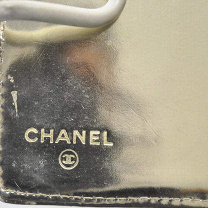 Chanel Leather Large CC Wallet Metallic Gold 8 of 10