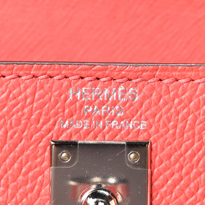 Hermes Epsom Kelly Sellier 25 Rose Jaipur 6 of 11