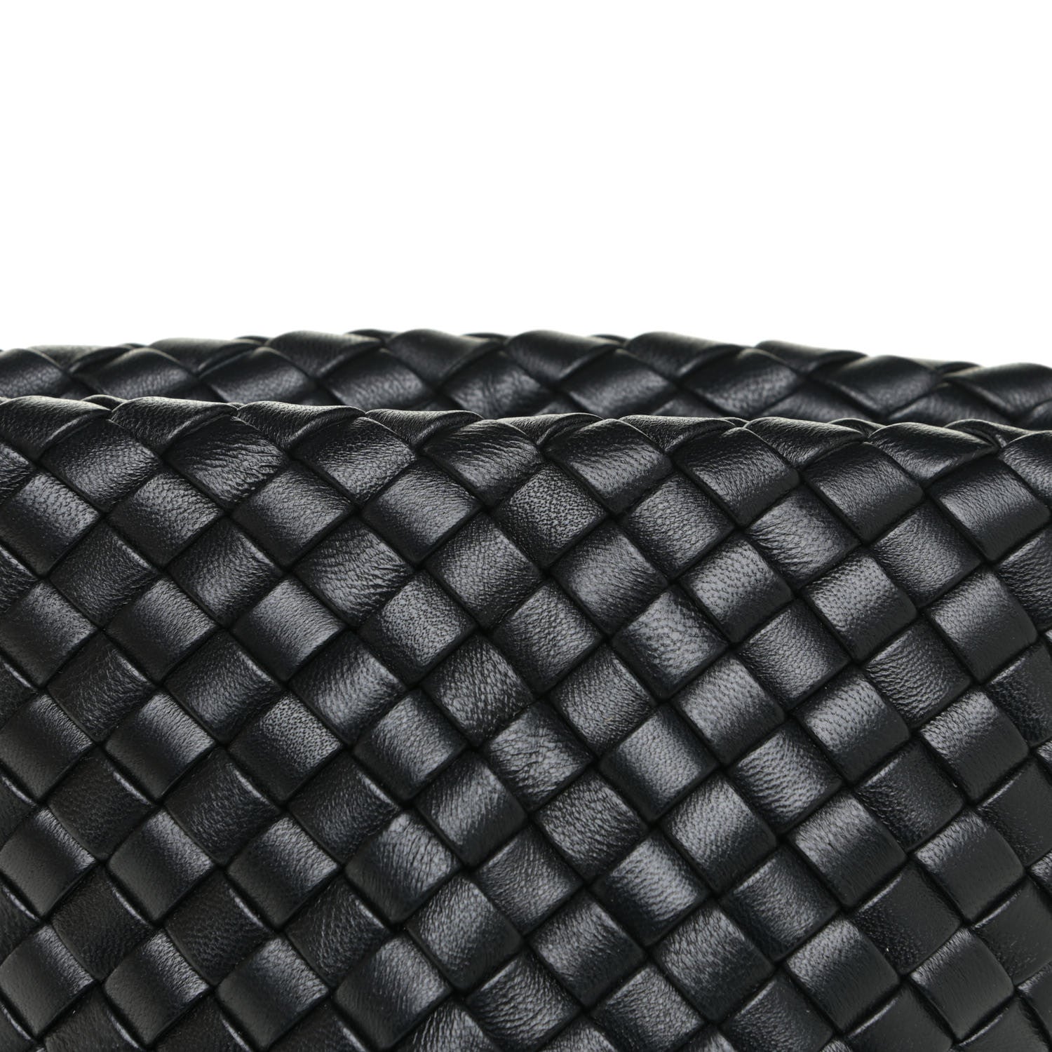 Bottega Veneta Nappa Intrecciato Crisscross Clutch Black 7 of 9