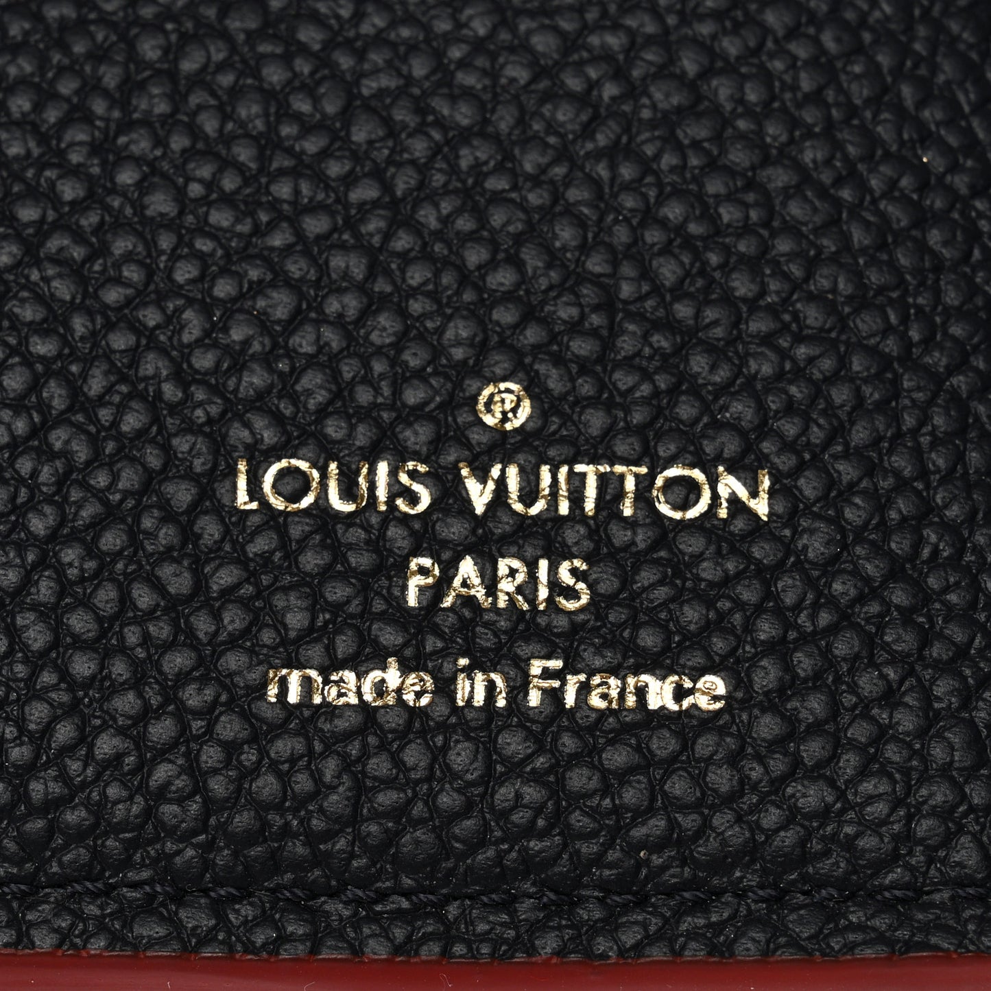 Empreinte Zoe Wallet Marine Rouge
