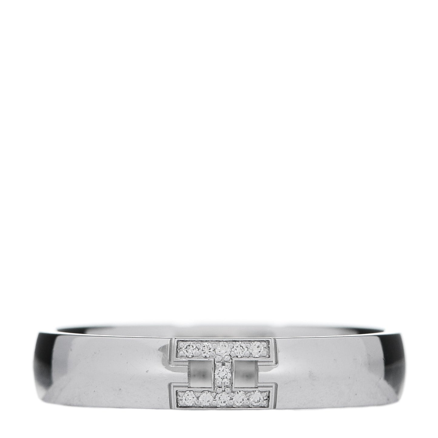 18K White Gold Diamond Ever Herakles Wedding Band Ring 52 6
