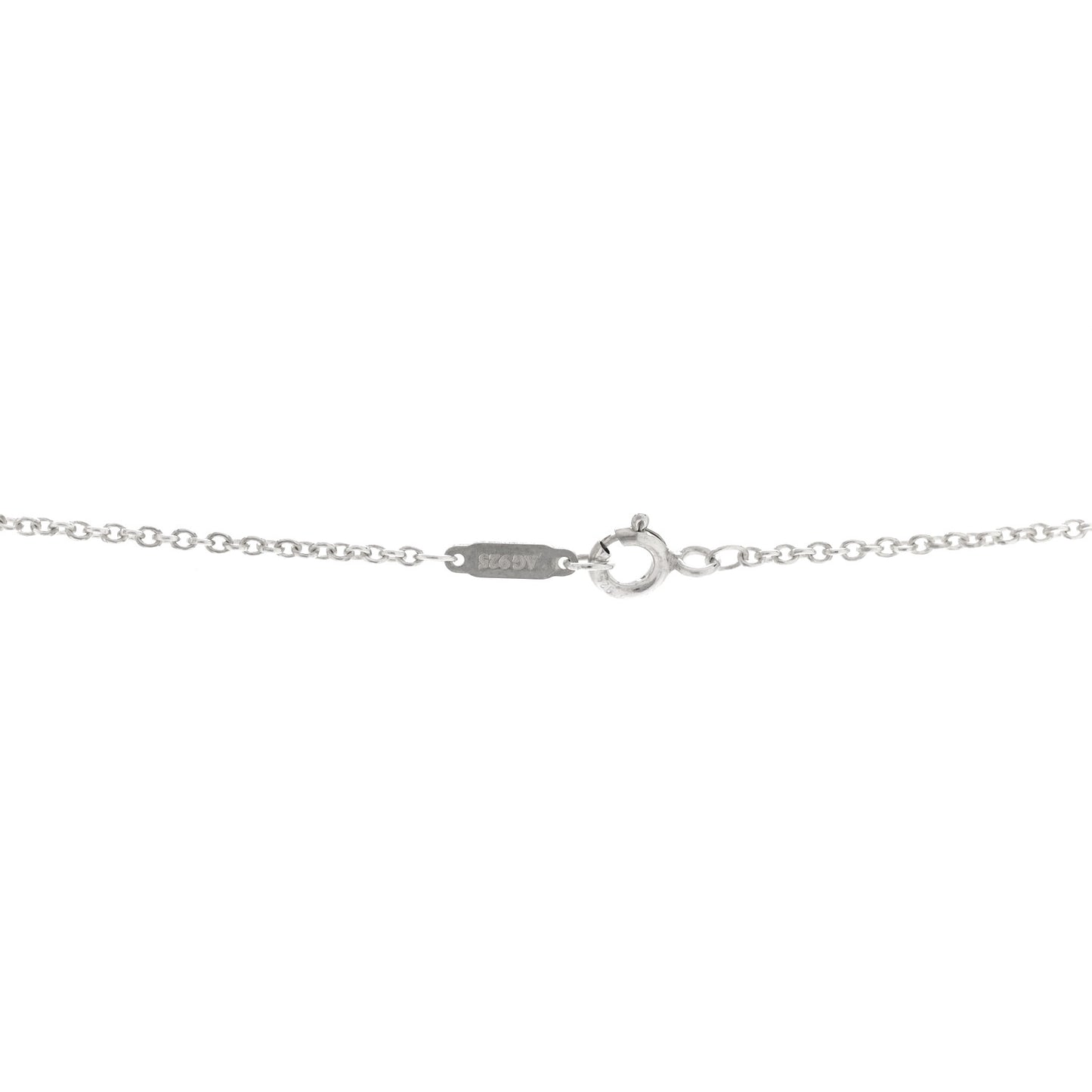 Sterling Silver Return to Tiffany Heart Key Pendant Necklace