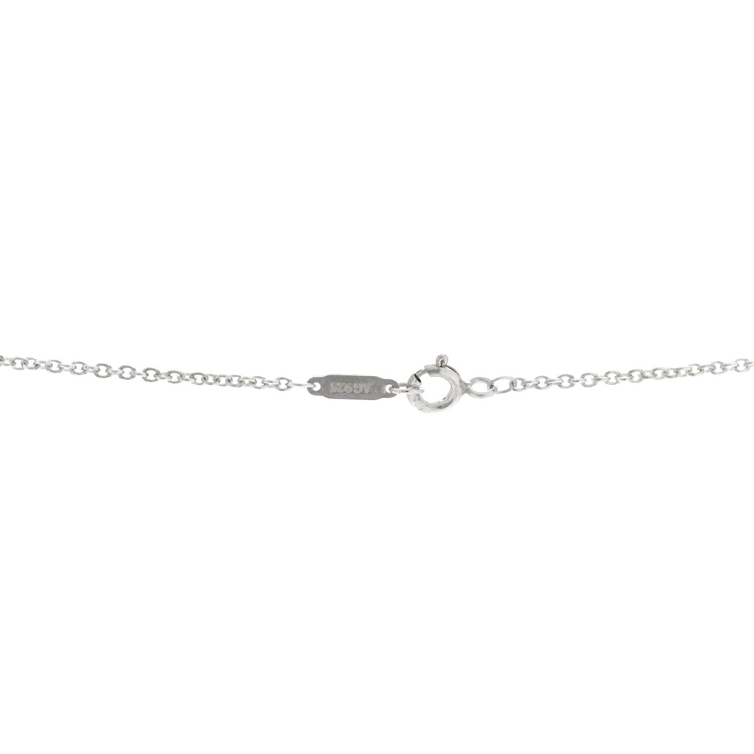 Tiffany Sterling Silver Return to Tiffany Heart Key Pendant Necklace 4 of 5