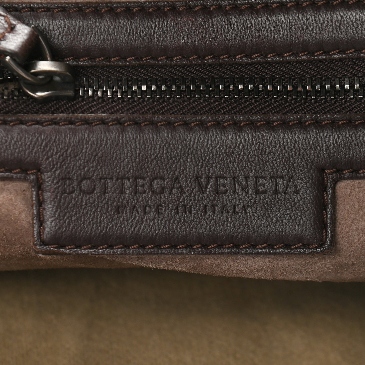 Nappa Intrecciato Large Veneta Hobo Ebano