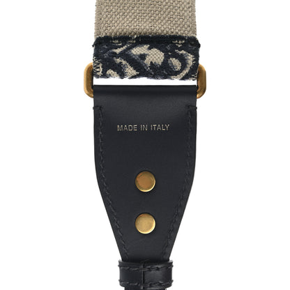 Christian Dior Oblique Adjustable Shoulder Strap Blue 4 of 4
