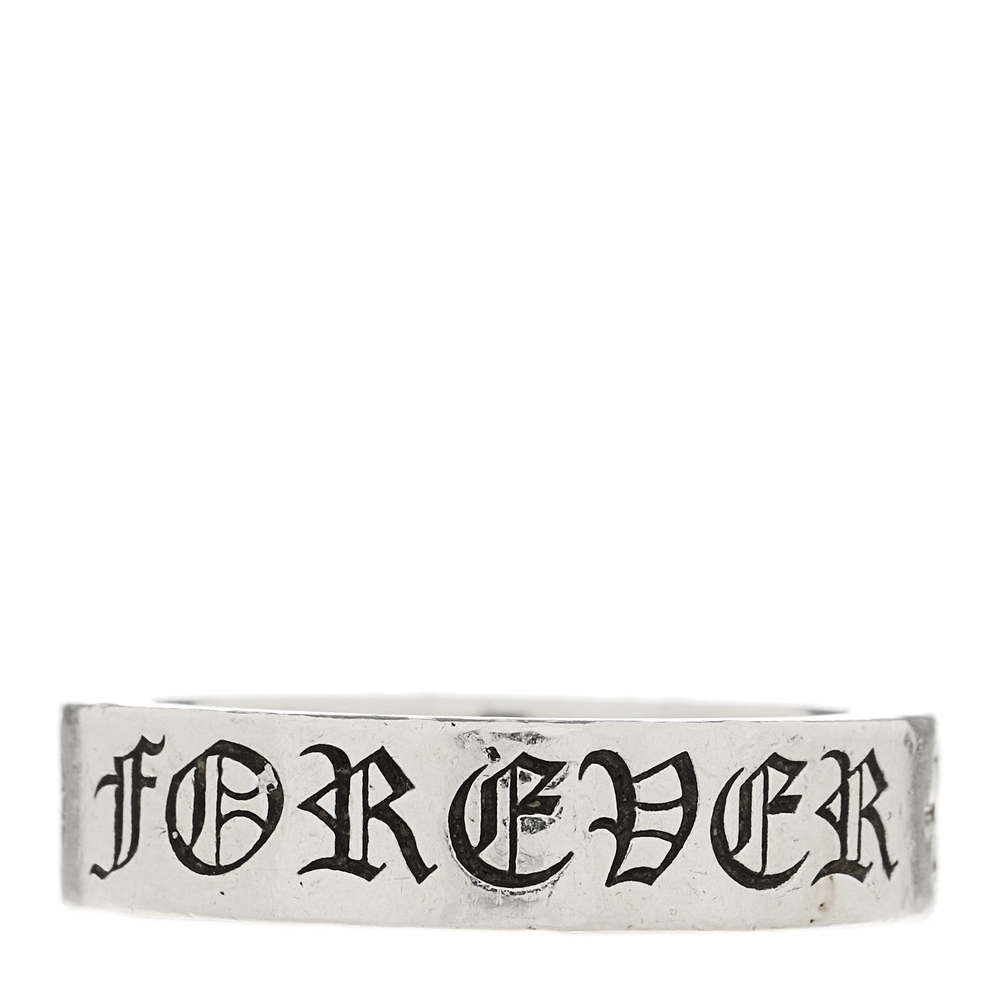 Chrome Hearts Sterling Silver Cross CH Forever Spacer Ring 63 10.25 3 of 5