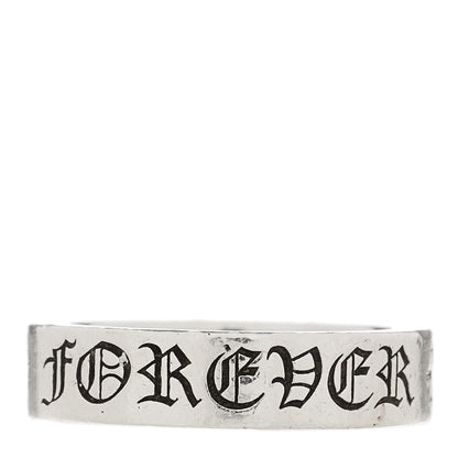 Chrome Hearts Sterling Silver Cross CH Forever Spacer Ring 63 10.25 3 of 5