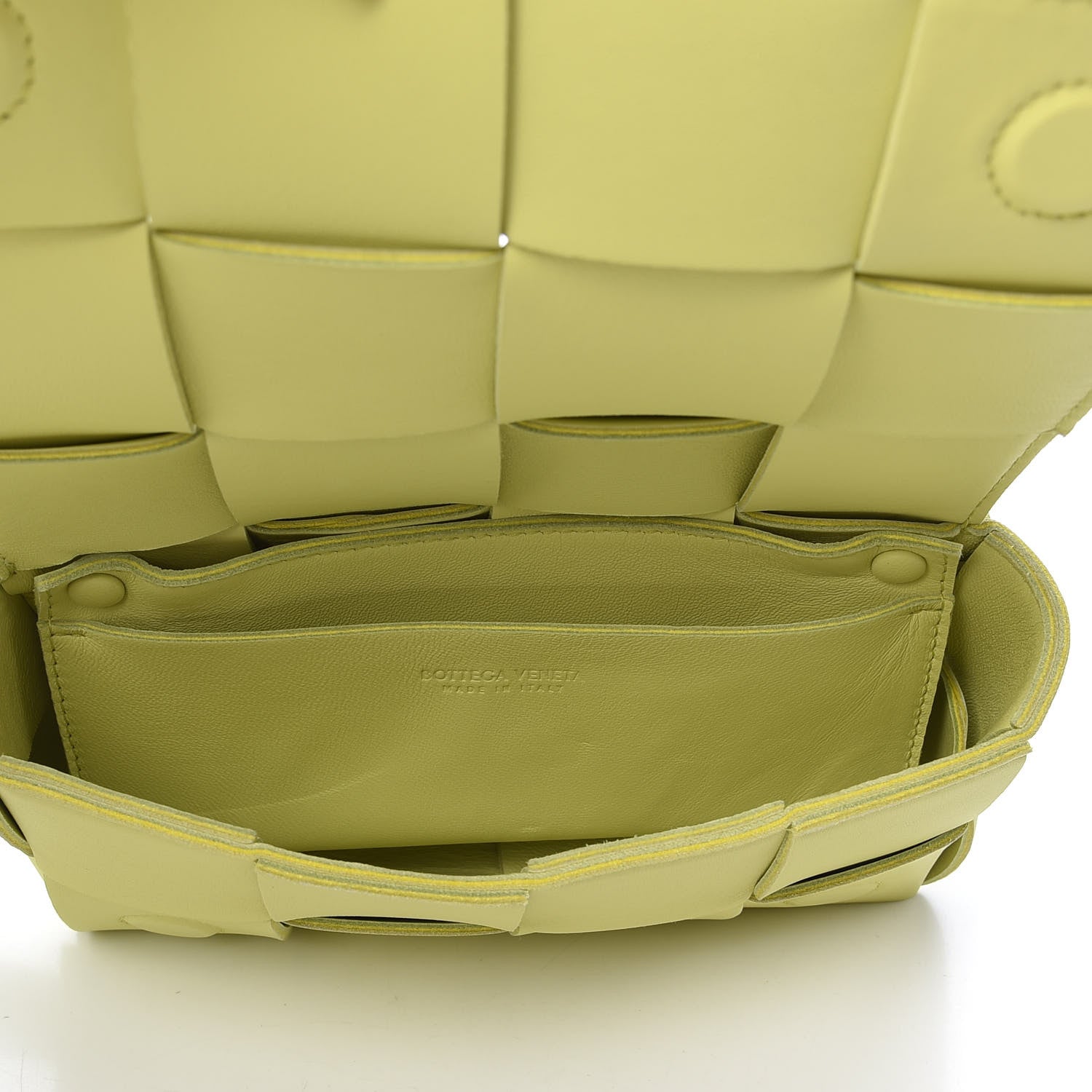 Bottega Veneta Nappa Intrecciato Cassette Belt Bag Kiwi 4 of 7