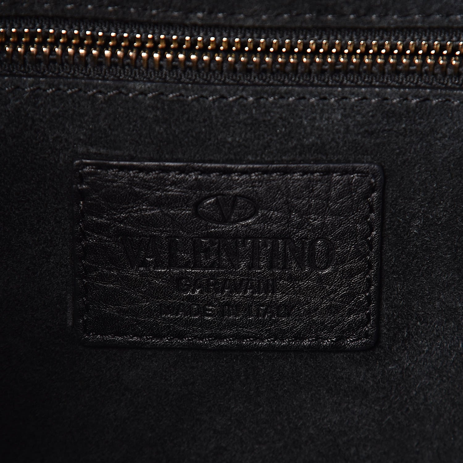 Valentino Garavani Pebbled Calfskin Medium Glam Lock Rockstud Flap Black 6 of 9