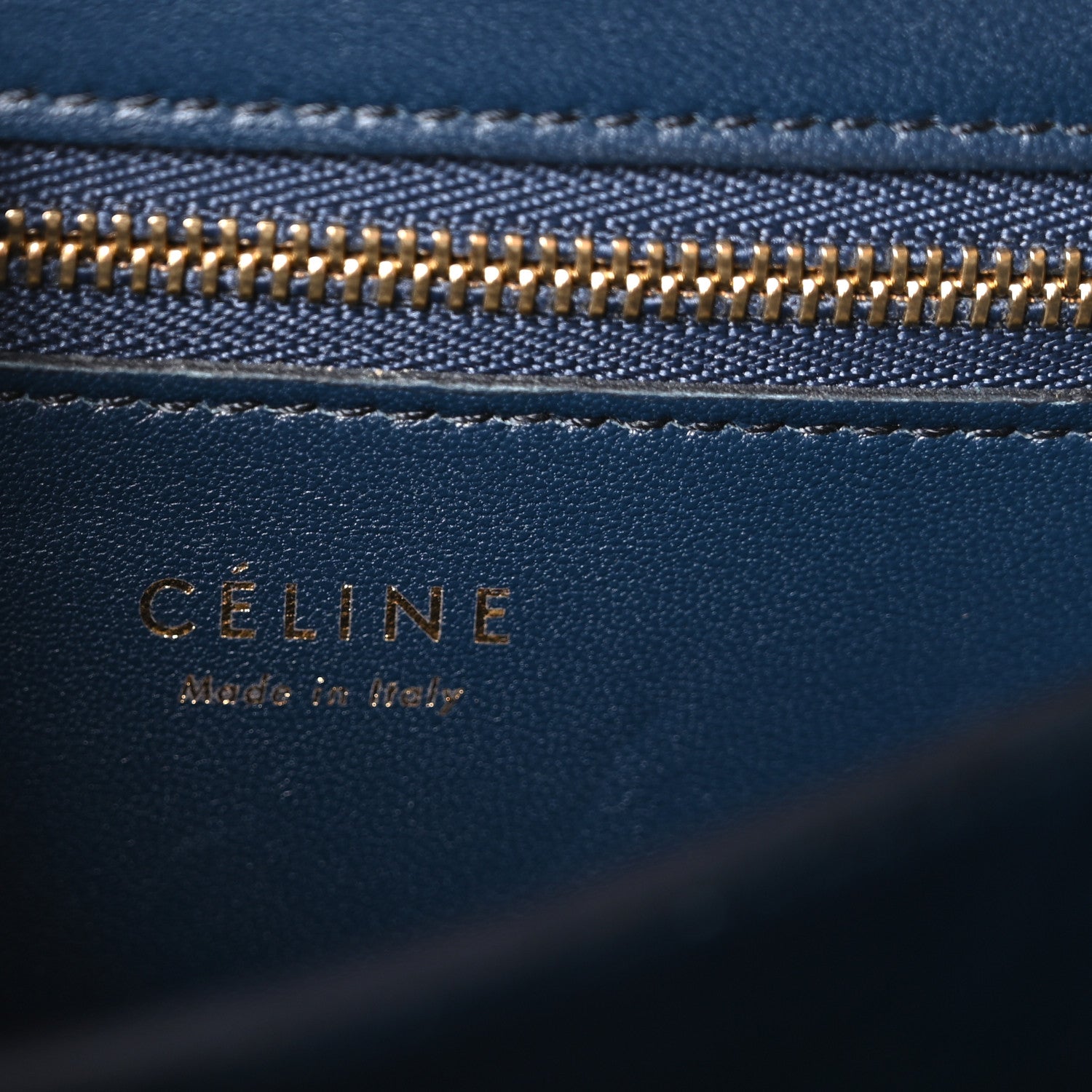 Celine Lizard Small Classic Box Flap Bag Blue 6 of 10