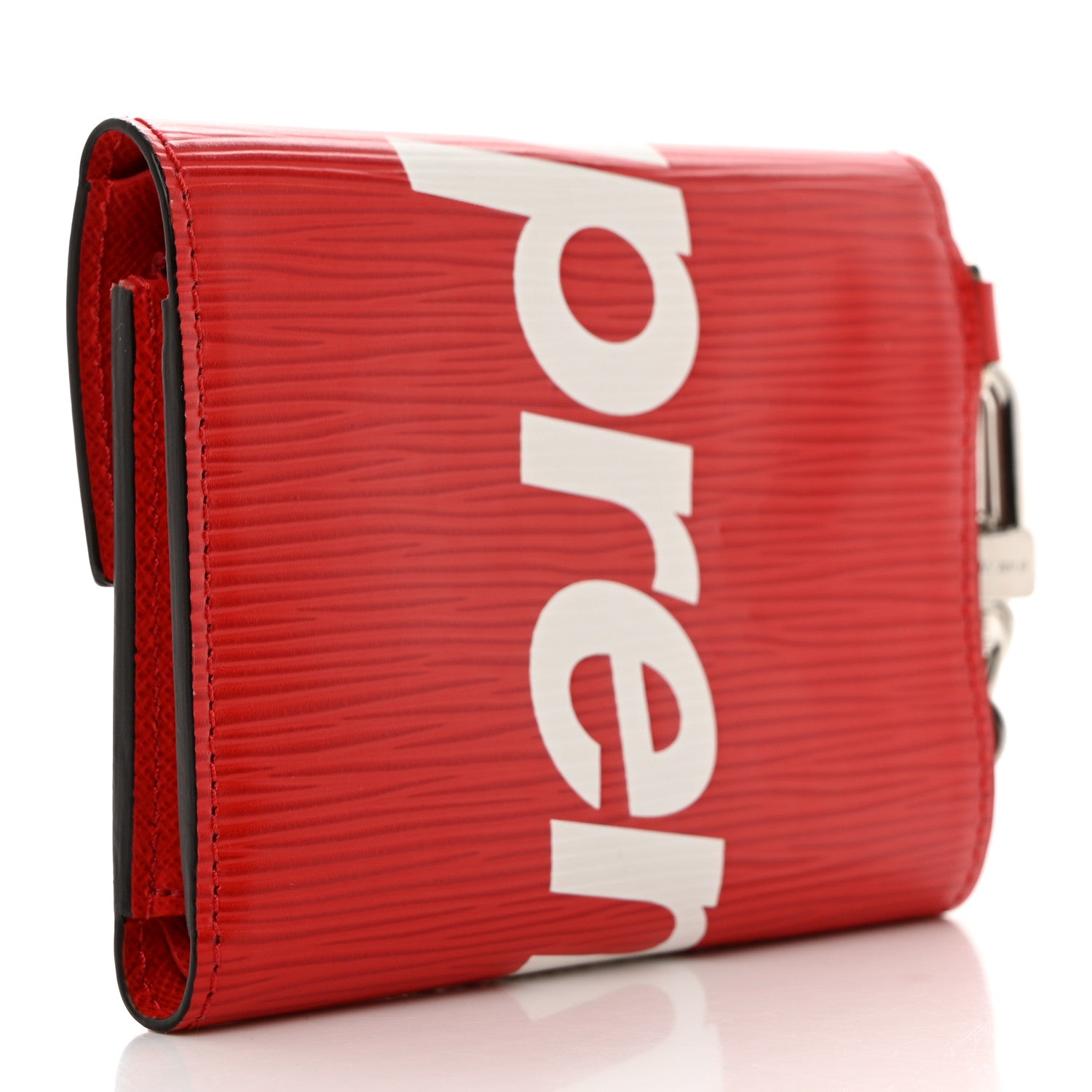 Louis Vuitton X SUPREME Epi Chain Wallet Red 3 of 6