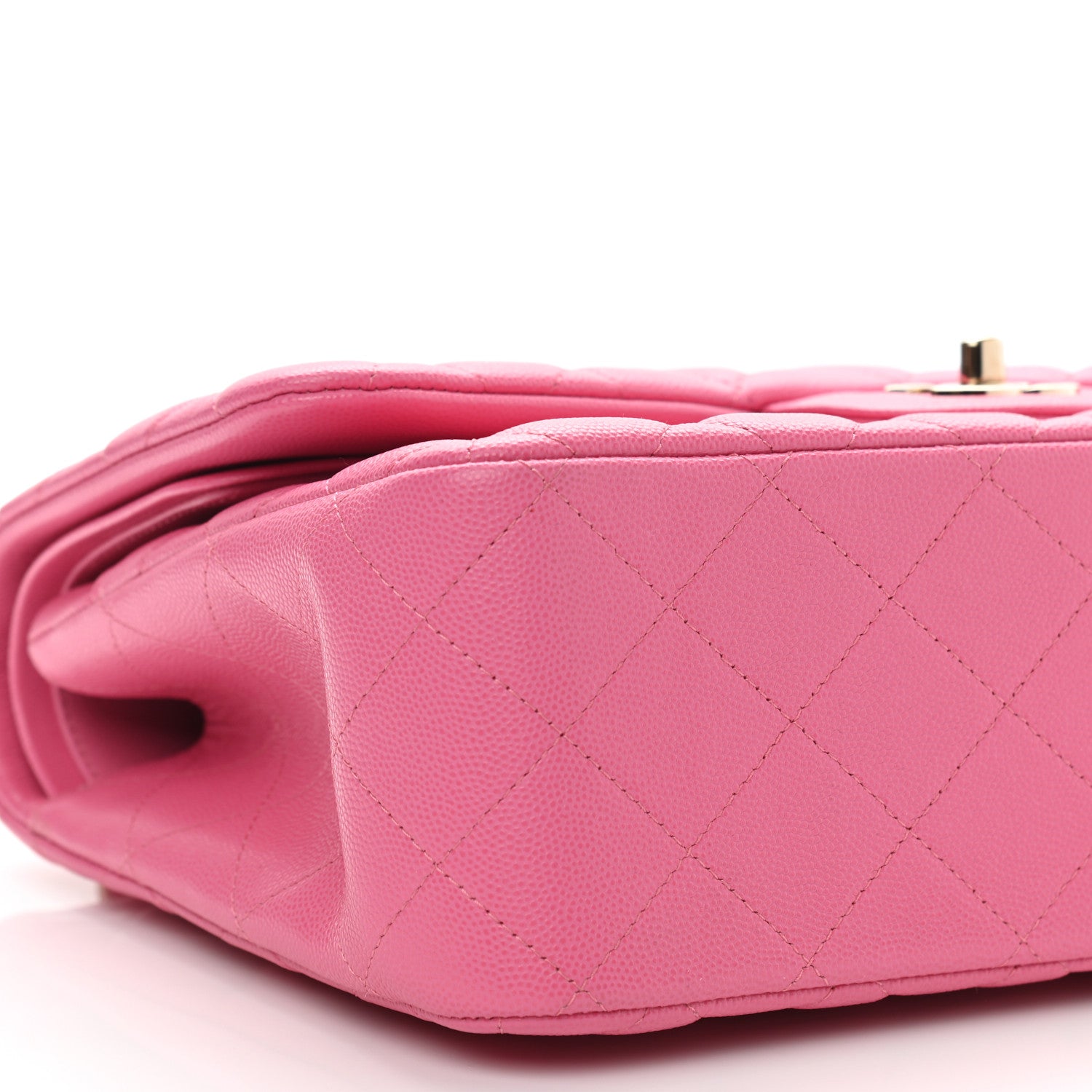 Chanel Caviar Quilted Jumbo Double Flap Pink 8 of 9