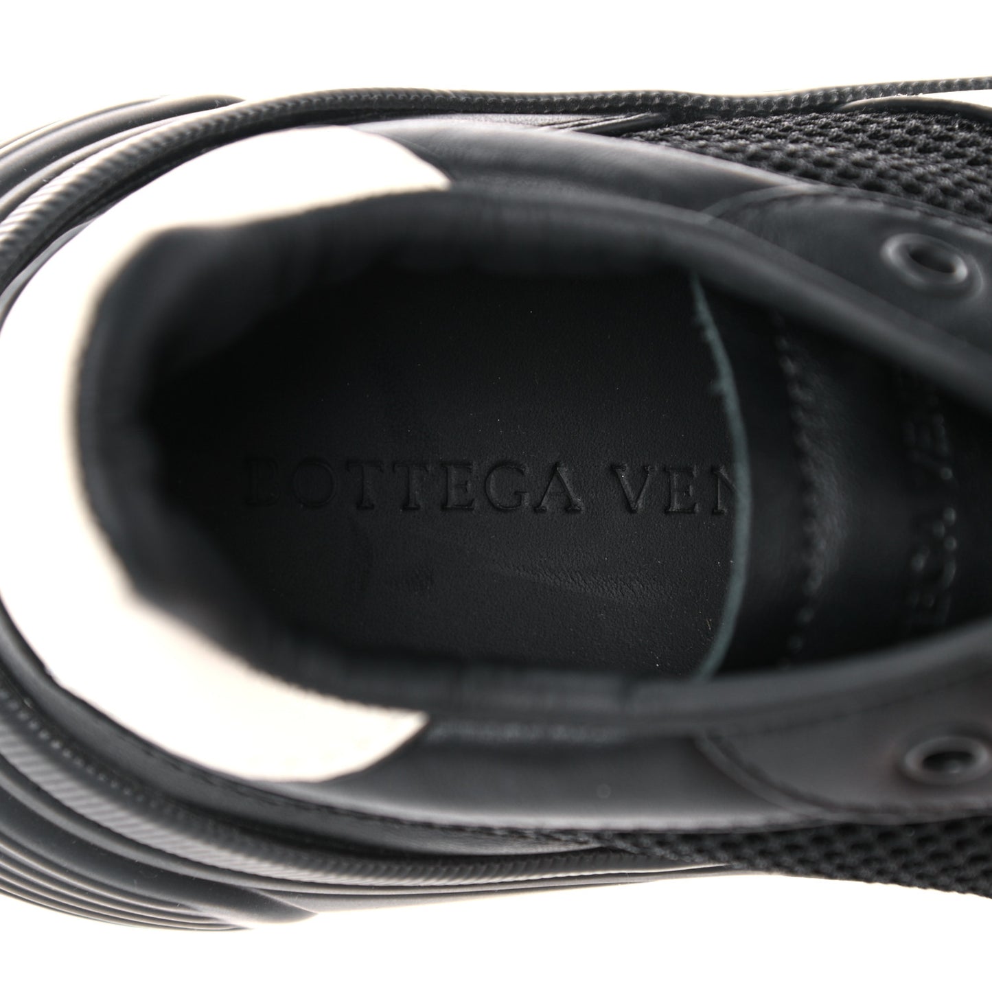 Calfskin Technical Mesh Speedster Sneakers 39 Black