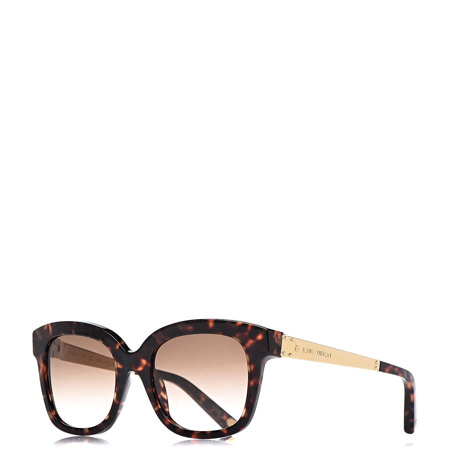 Louis Vuitton Audrey Sunglasses Z0765W Dark Tortoise 1 of 7