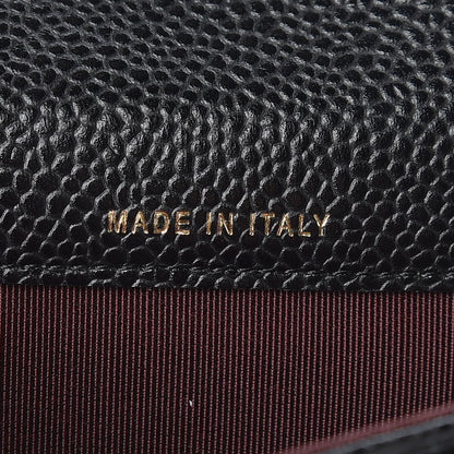 Chanel Caviar Quilted Flap Card Holder Black 7 of 9