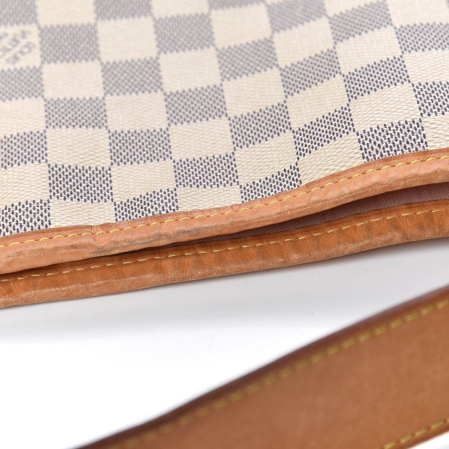 Louis Vuitton Damier Azur Delightful MM Rose Ballerine 10 of 18