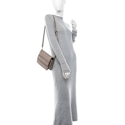 Valentino Garavani Vitello Rockstud Side Slip Crossbody Poudre 2 of 17