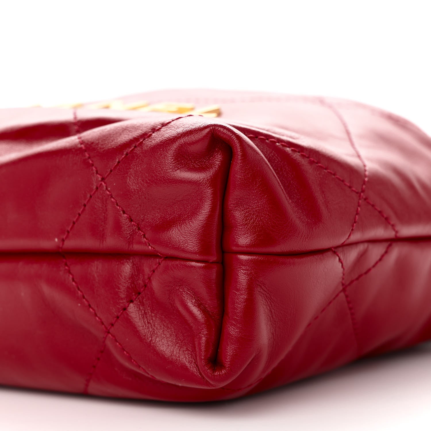 Chanel Shiny Calfskin Quilted Mini Chanel 22 Red 10 of 10
