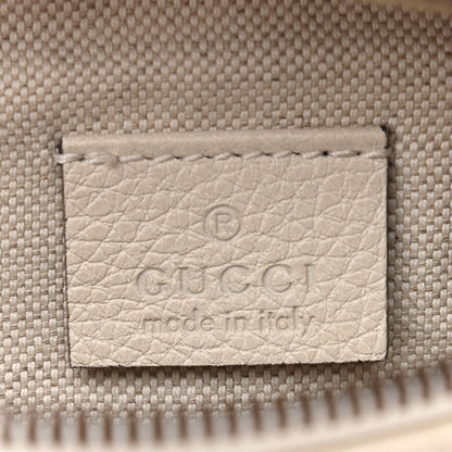 Gucci Grained Calfskin Small Logo Belt Bag White 6 of 11