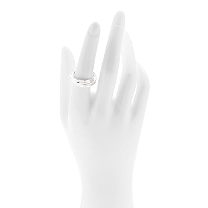 Tiffany Sterling Silver 1837 Interlocking Circles Ring 54 7 2 of 4