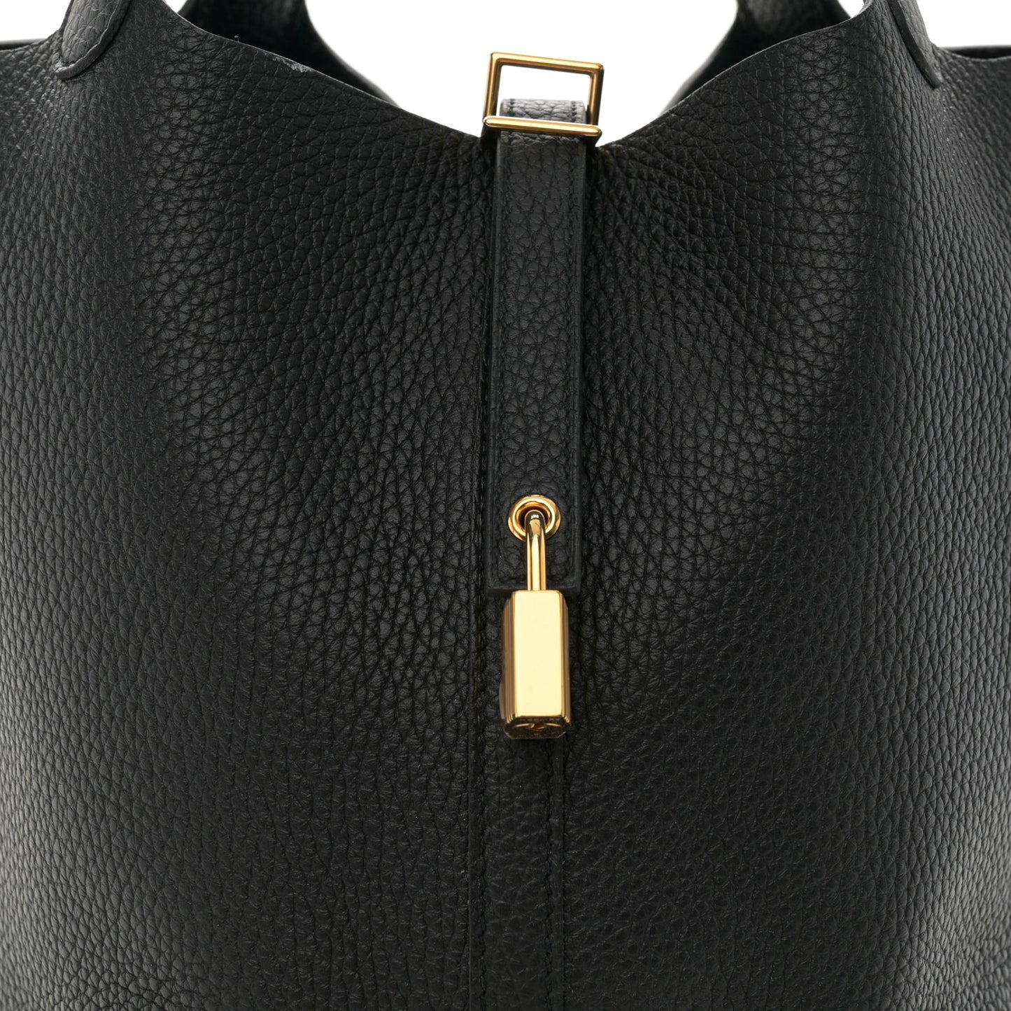 Taurillon Clemence Picotin Lock 22 MM Black
