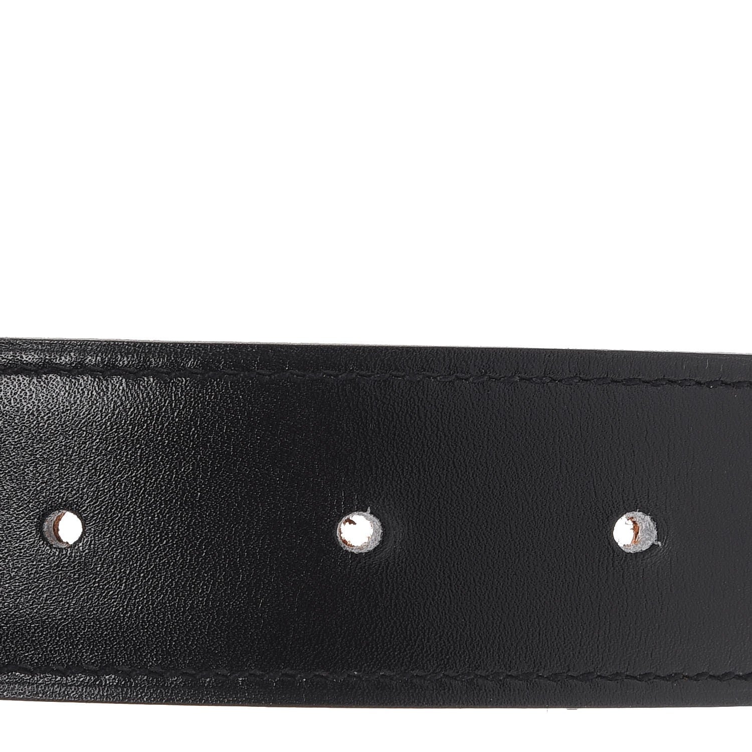 Hermes Box Togo 32mm Guilloche H Belt 90 Black Gold 7 of 9