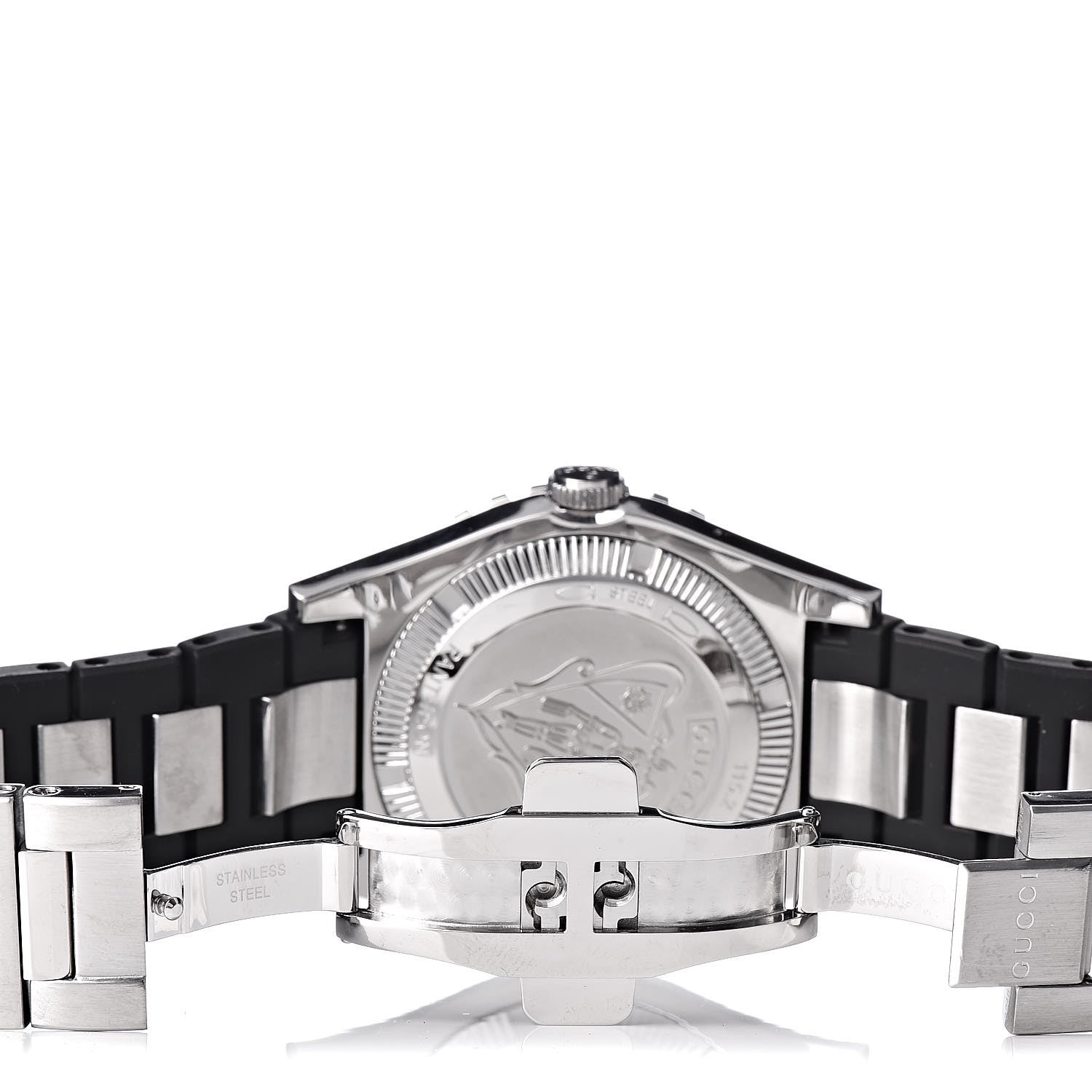 Gucci Stainless Steel Rubber 44mm Pantheon Automatic Watch Red 5 of 7