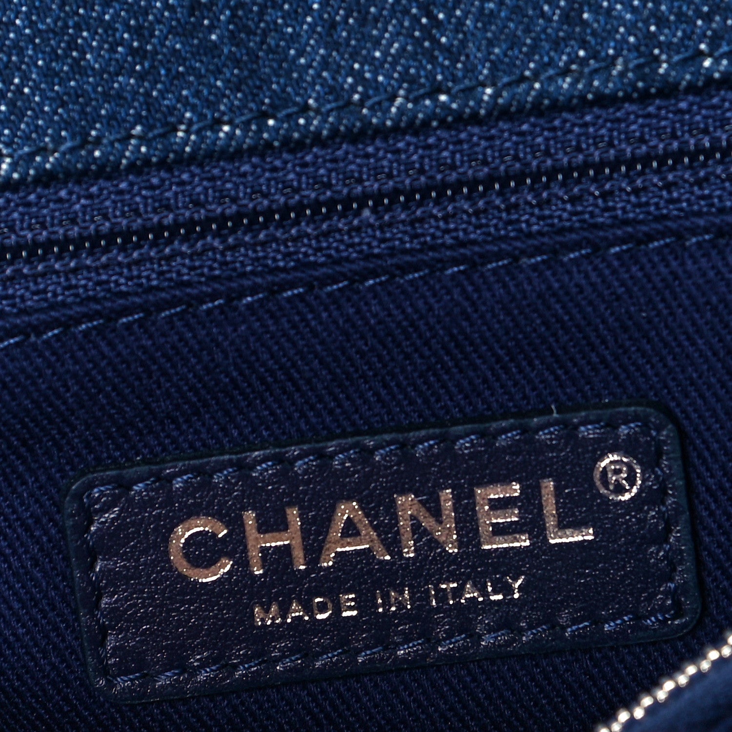Chanel Denim Quilted Small Coco Handle Flap Blue 6 of 6