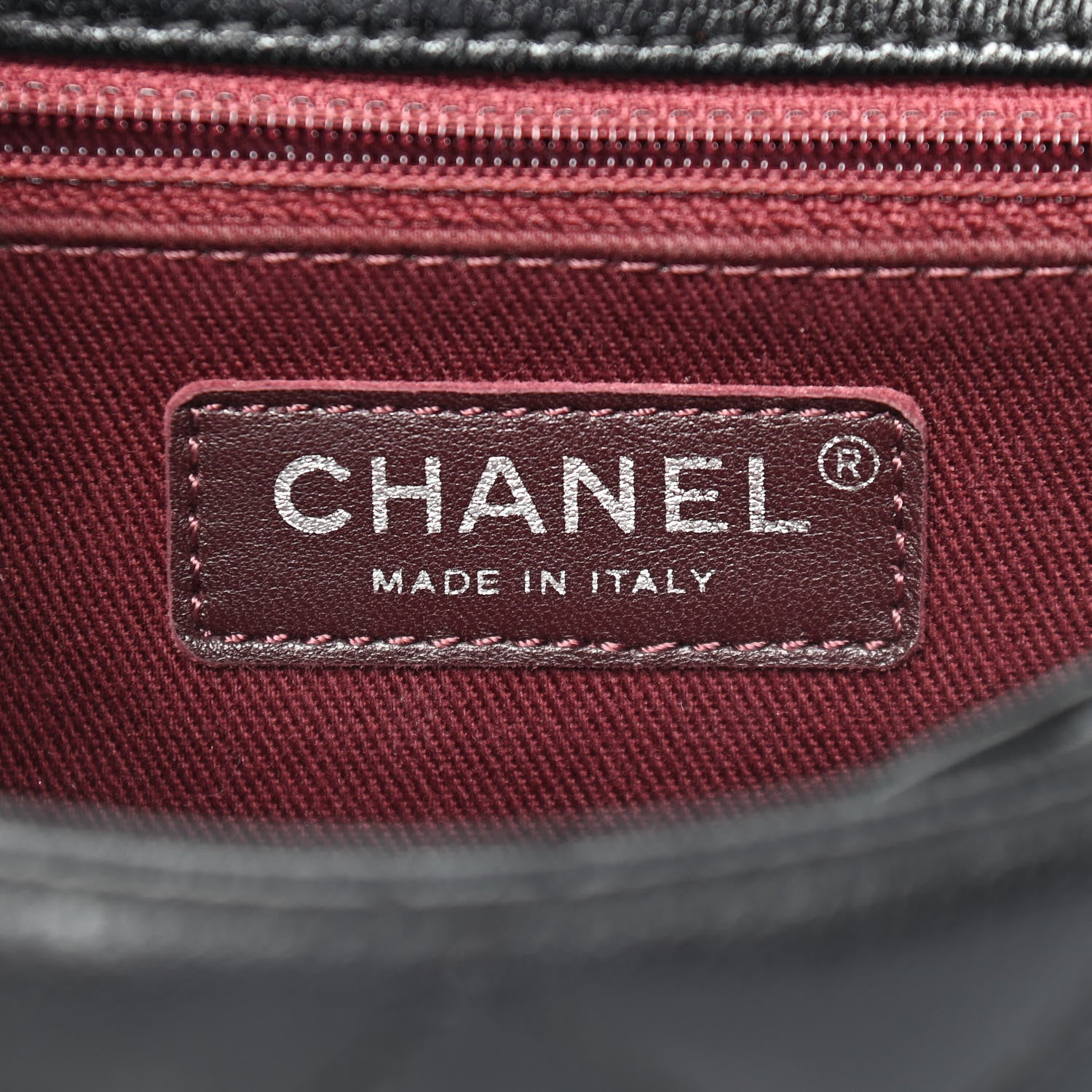 Chanel Shiny Goatskin Quilted Small Double Carry Waist Chain Flap Black 6 of 9