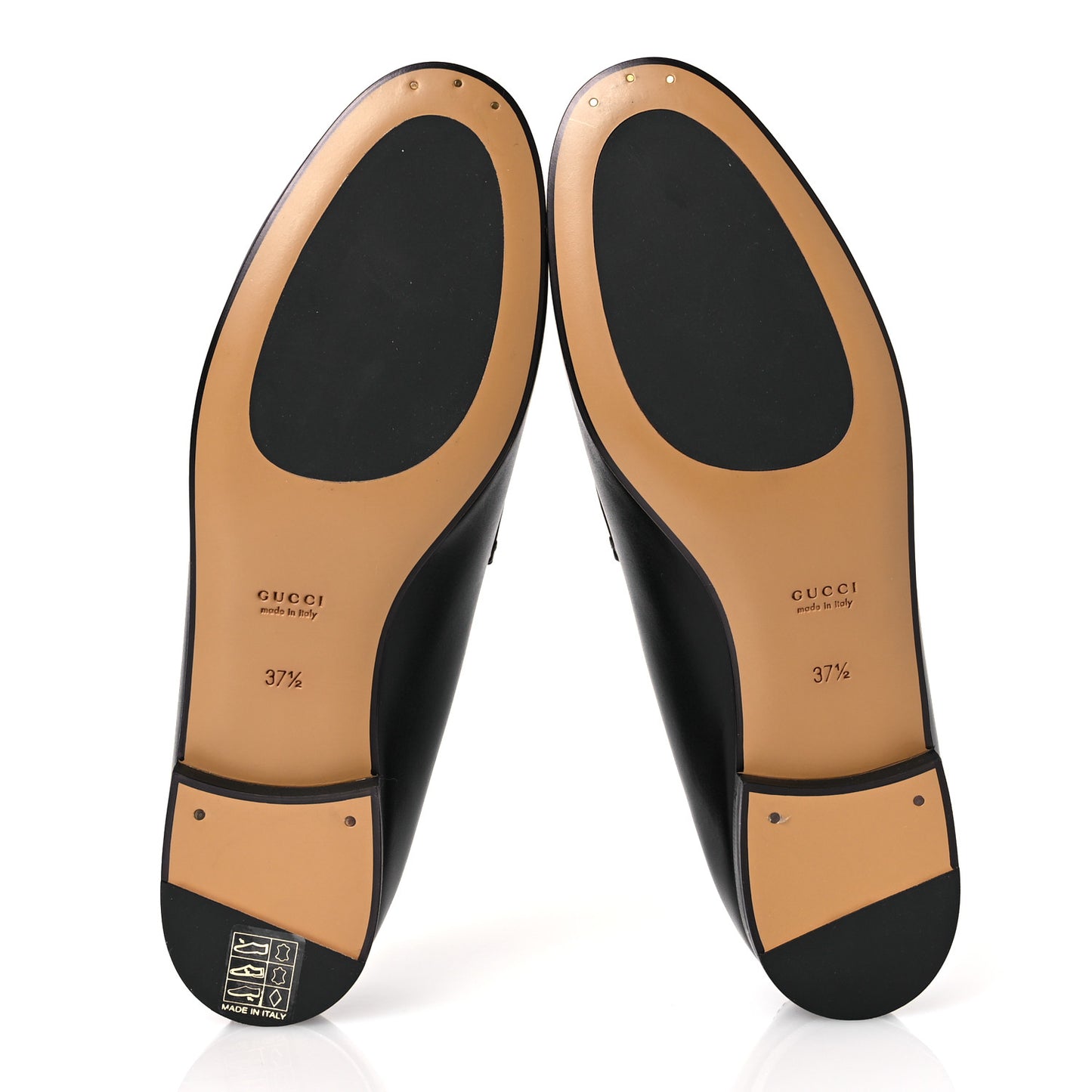 Calfskin Womens Jordaan Loafers 37.5 Black