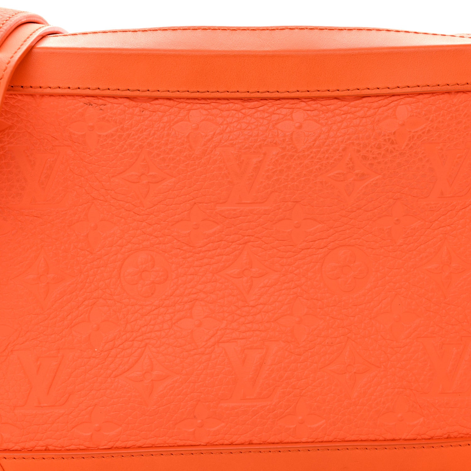 Louis Vuitton Taurillon Monogram Solar Ray Soft Trunk Orange 8 of 14